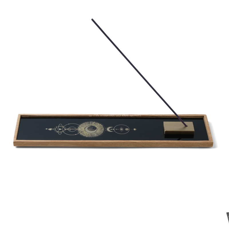 Räucherstäbchenhalter "Kosmos" mit Messinghalter
