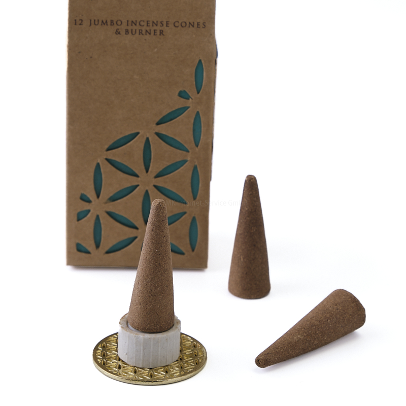 Indische Räucherkegel Organic Goodness Weißer Salbei