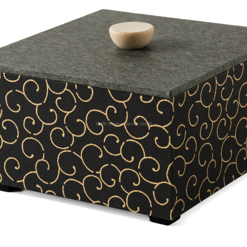 Chiyogami-Box "Karakusa - Ranken" - Aufbewahrungsbox, Schmuckbox, Geschenkbox