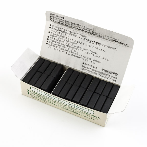Japanische Räucherkohlewürfel Miyakozumi Typ B