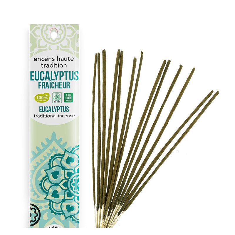 Eukalyptus - Indische Räucherstäbchen Alte Tradition Les Encens du Monde-