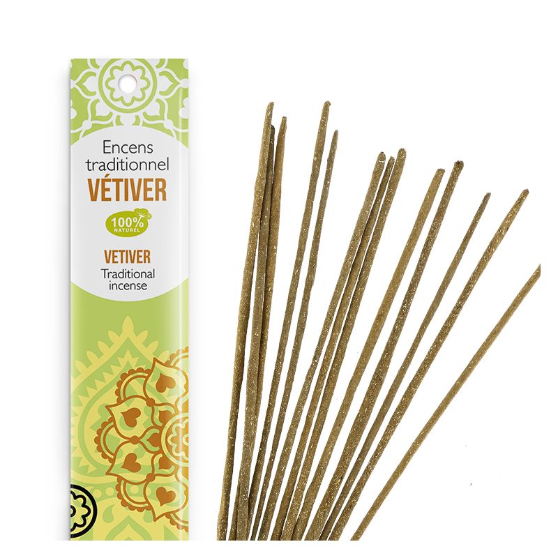 Vetiver - Indische Räucherstäbchen Alte Tradition Les Encens du Monde