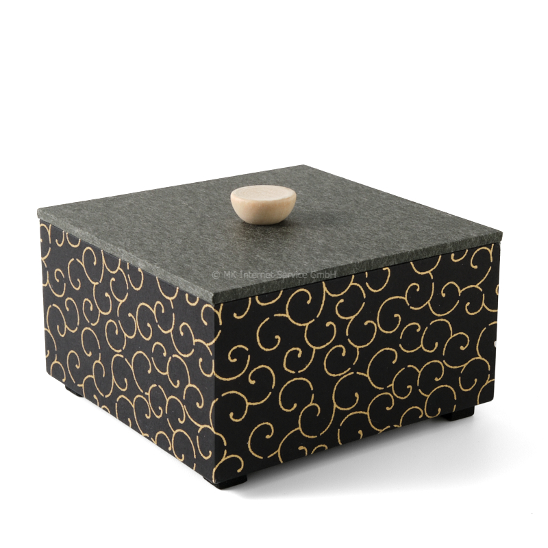Chiyogami-Box "Karakusa - Ranken" - Aufbewahrungsbox, Schmuckbox, Geschenkbox