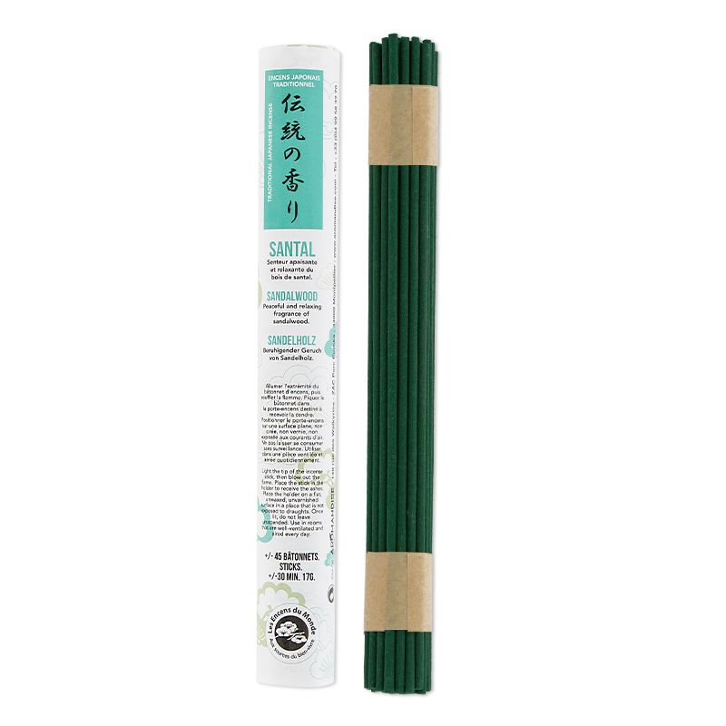 Sandelholz - Japanische Räucherstäbchen Les Encens du Monde