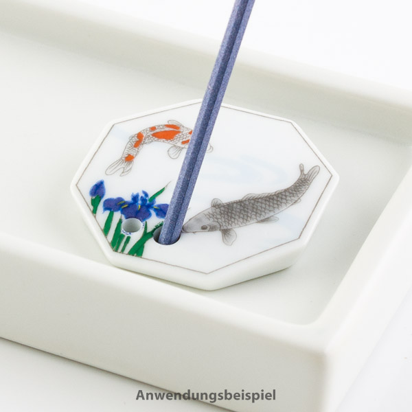 Japanischer Räucherstäbchenhalter Sanae (Iris & Fisch)
