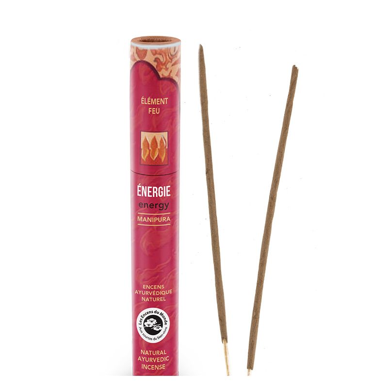 Energie (Nabel-Chakra - Manipura) - Ayurvedische Räucherstäbchen von Les Encens du Monde