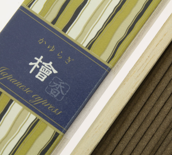 Kayuragi Japanische Zypresse (Japanese cypress) - Japanische Räucherstäbchen Nippon Kodo