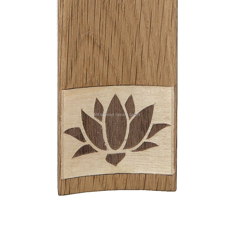 Räucherstäbchenhalter  "Lotusblume" aus Edelholz