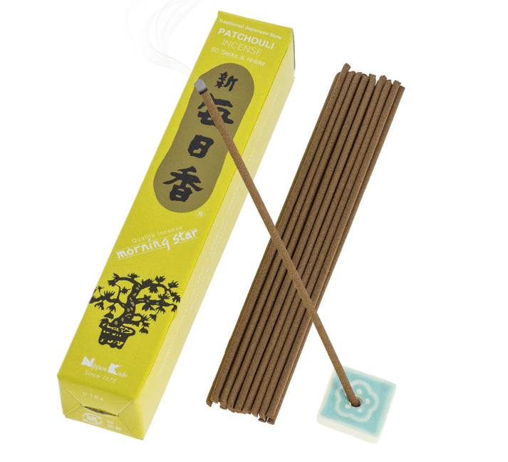 Morning Star Patchouli - Japanische Räucherstäbchen Nippon Kodo