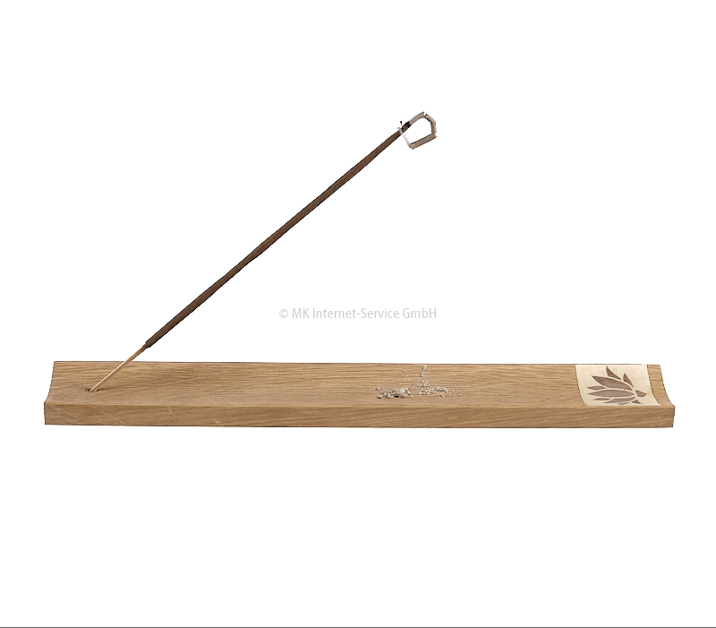 Räucherstäbchenhalter  "Lotusblume" aus Edelholz