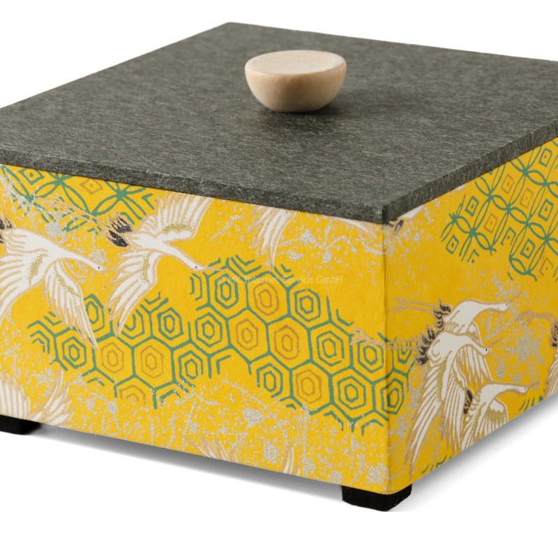 Chiyogami-Box "Kranichflug" (2-teilig)