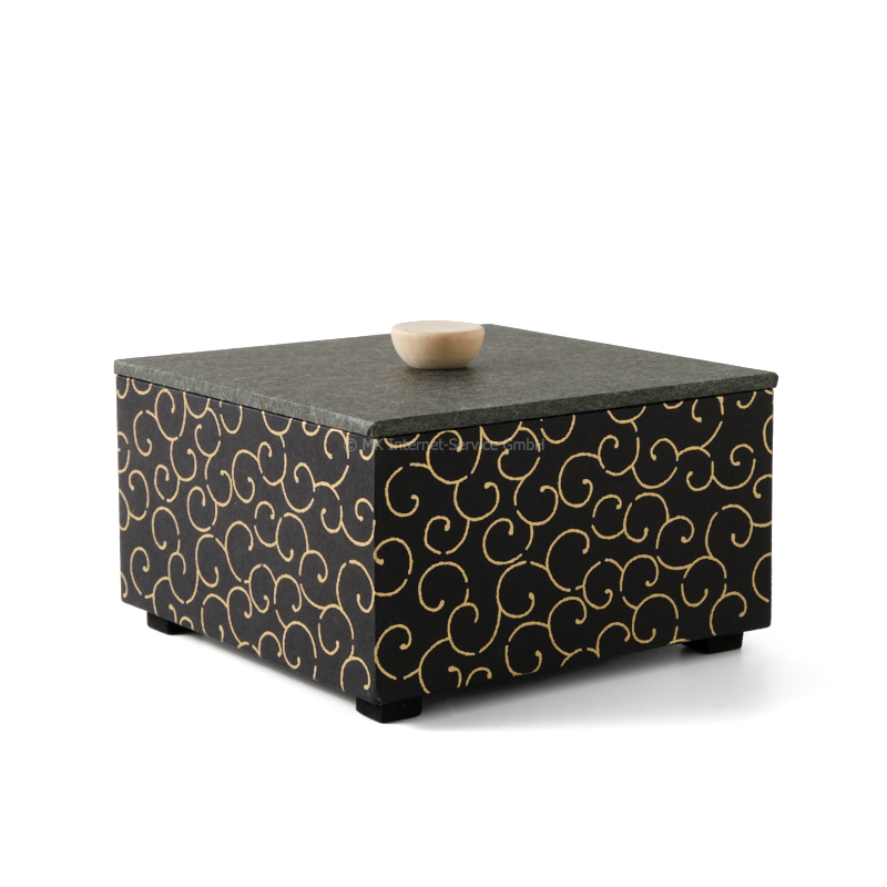 Chiyogami-Box "Karakusa - Ranken" - Aufbewahrungsbox, Schmuckbox, Geschenkbox