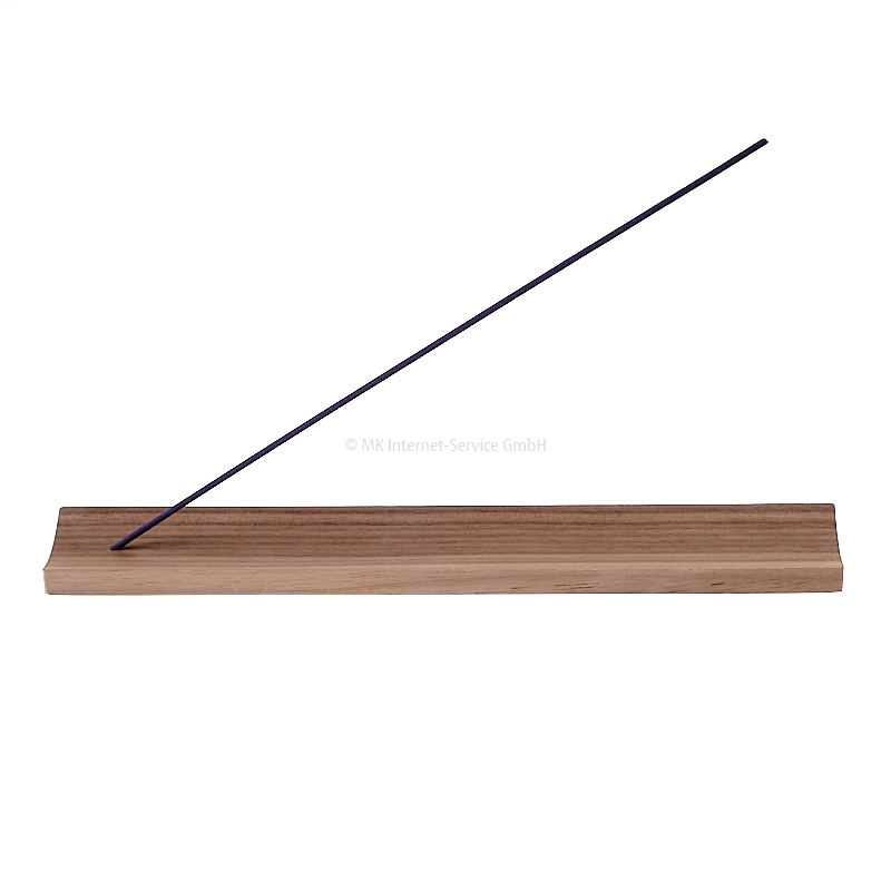 Räucherstäbchenhalter aus Edelholz mit Hohlkehle