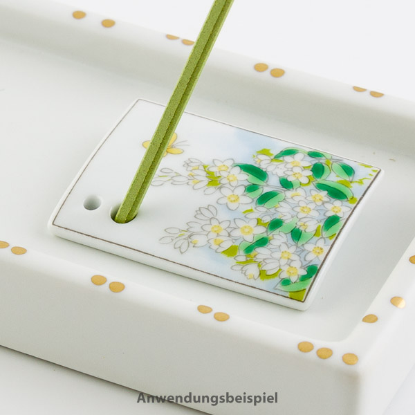 Japanischer Räucherstäbchenhalter Unohana (Schmetterling)