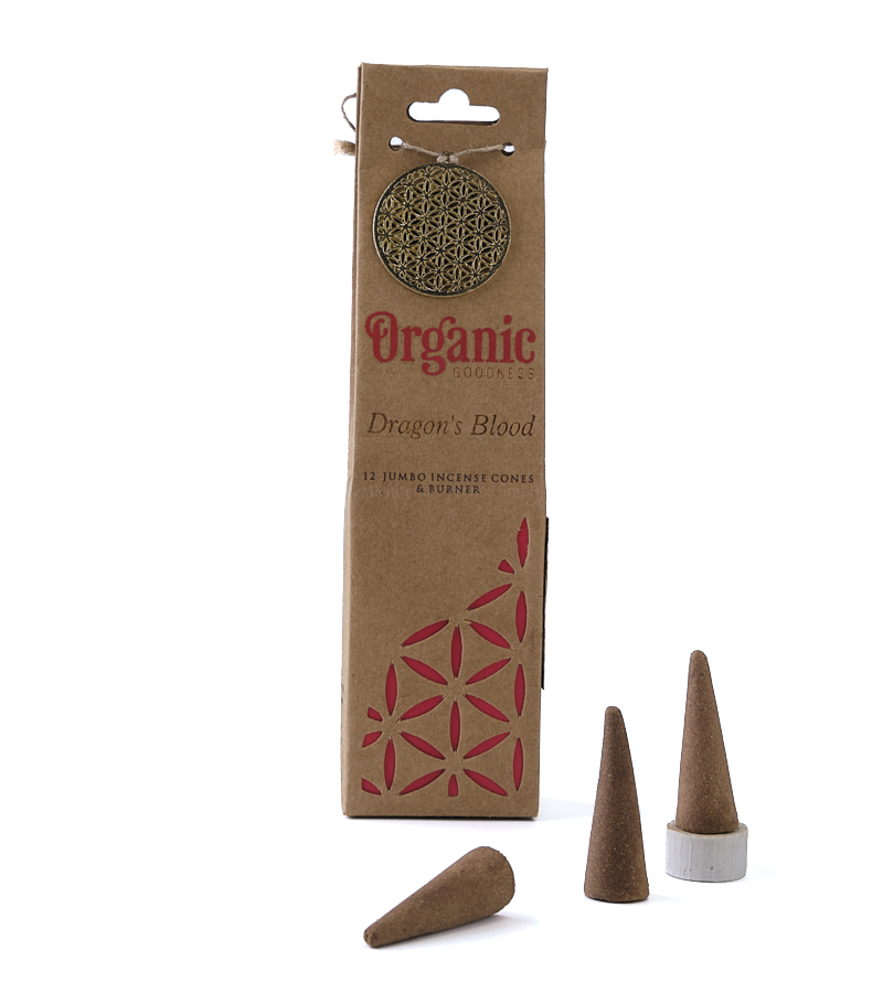 Indische Räucherkegel Organic Goodness Drachenblut