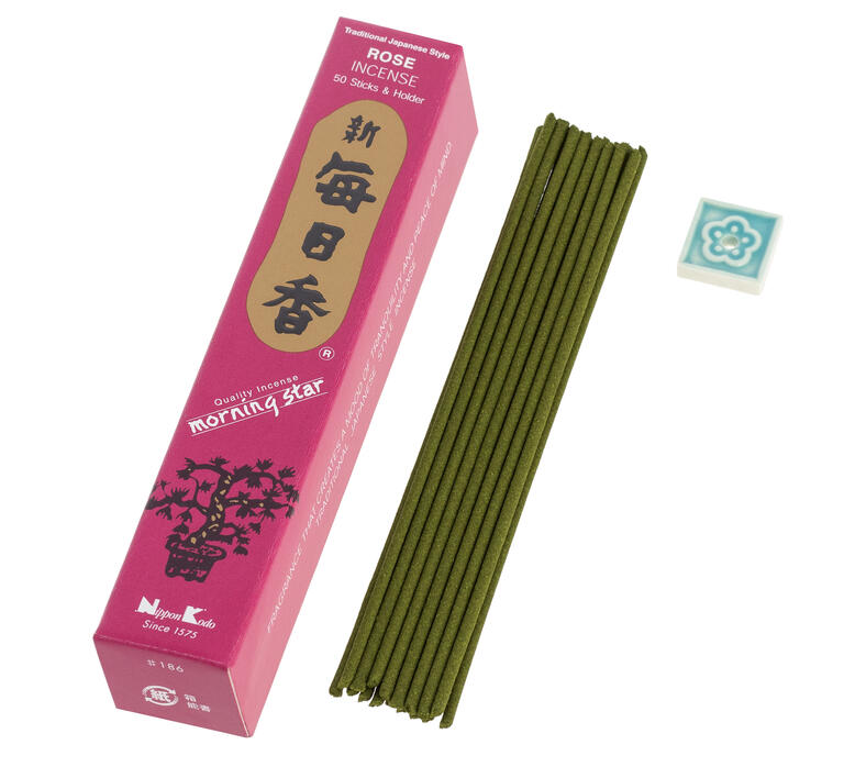 Morning Star Rose - Japanische Räucherstäbchen Nippon Kodo