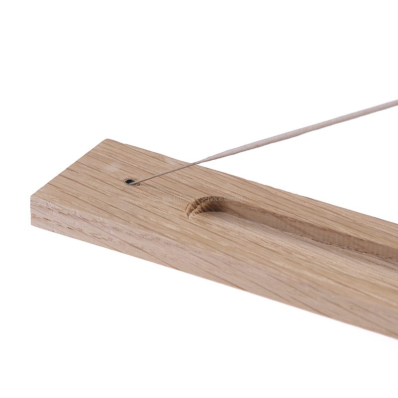 Räucherstäbchenhalter aus Edelholz mit Nut