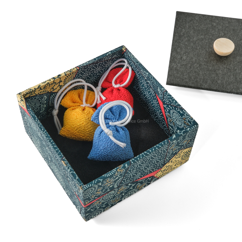 Chiyogami-Box "Mosaik" - Aufbewahrungsbox, Geschenkbox, Schmuckbox