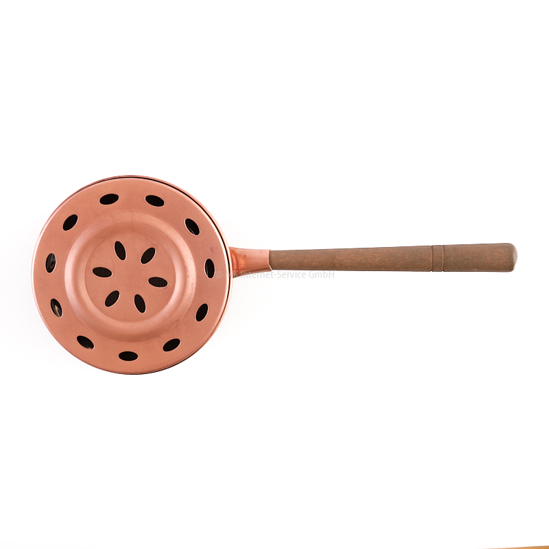 Räucherkessel aus Kupfer mit Deckel und Sieb