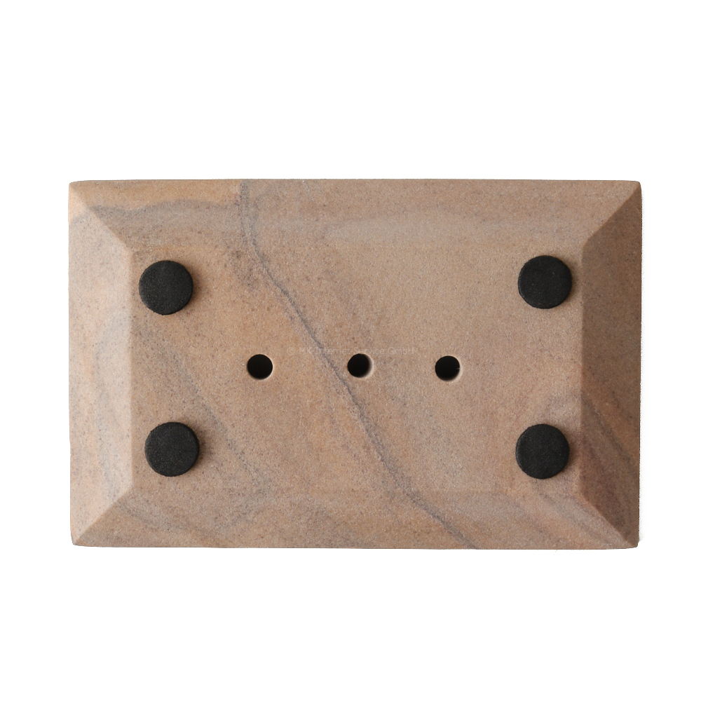 Halter für tibetische Räucherstäbchen, beige