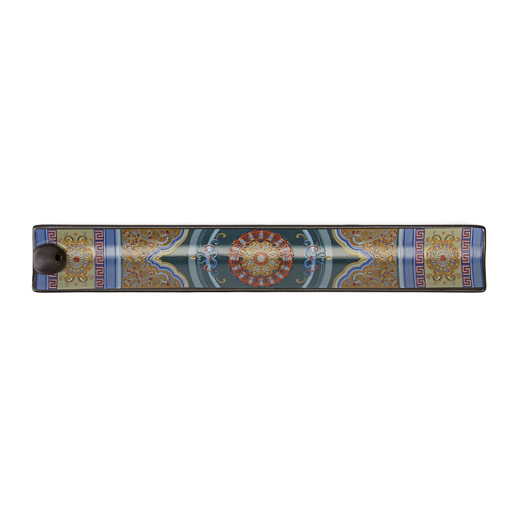 Räucherstäbchenhalter aus Keramik Mandala