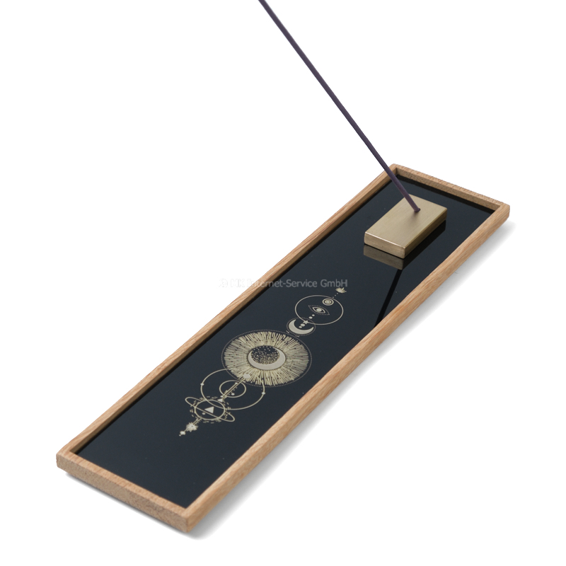 Räucherstäbchenhalter "Kosmos" mit Messinghalter