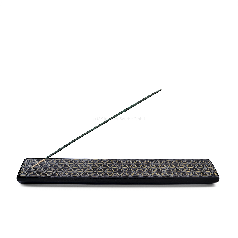 Speckstein-Räucherstäbchenhalter Blume des Lebens