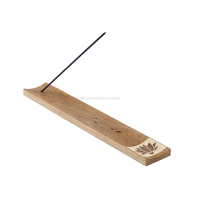 Räucherstäbchenhalter  "Lotusblume" aus Edelholz