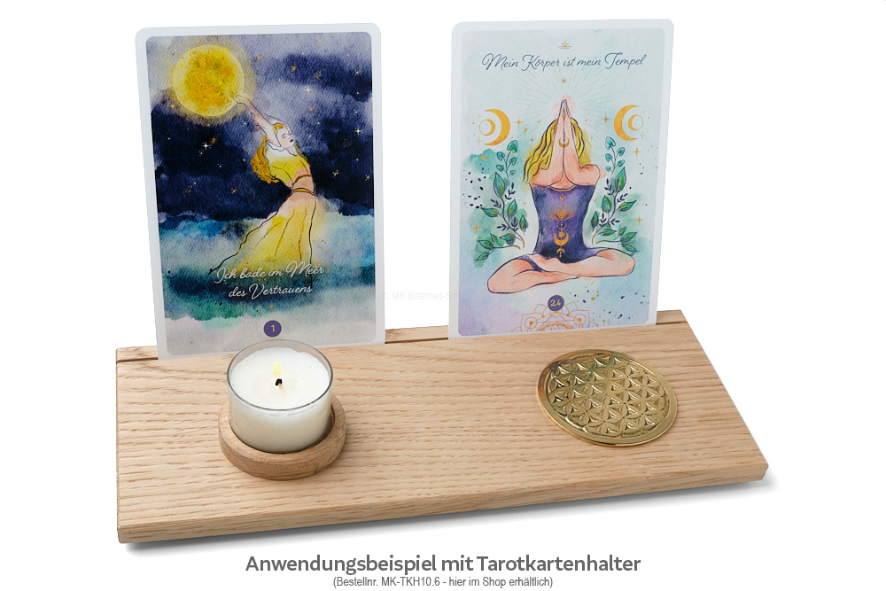 Achtsamkeitskarten Highly Sensitive Cards auf Kartenhalter