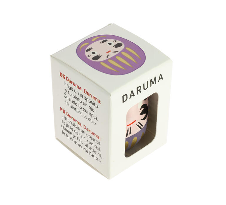 Japanischer Glücksbringer Daruma violett - Langlebigkeit
