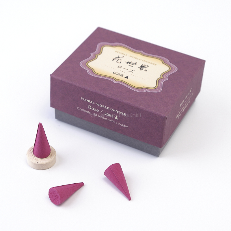 Shoyeido Räucherkegel Floral World Rose - Shoyeido Floral World incense cones Rose