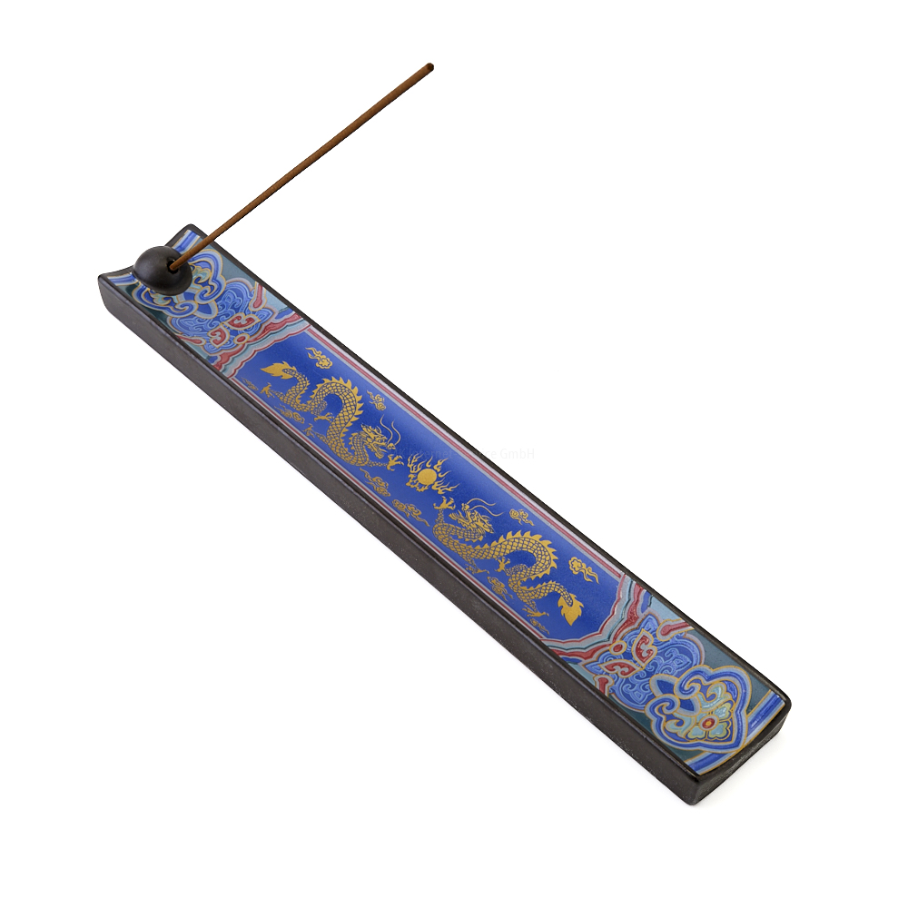Räucherstäbchenhalter aus Keramik Drachen