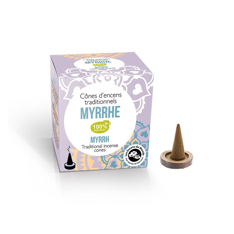 Myrrhe - Indische Räucherkegel Alte Tradition Les Encens du Monde