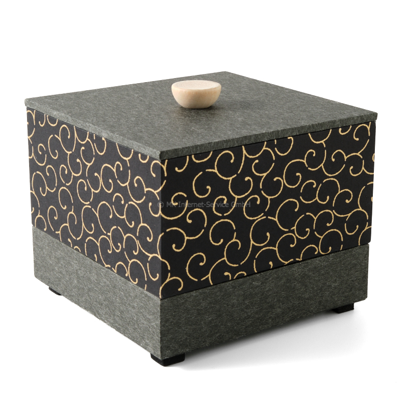 Chiyogami-Box "Karakusa - Ranken" - Aufbewahrungsbox, Geschenkbox, Schmuckbox