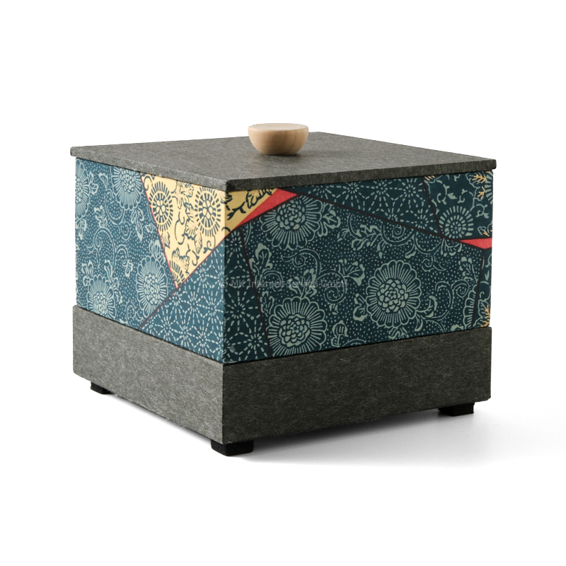 Chiyogami-Box "Mosaik" - Aufbewahrungsbox, Geschenkbox, Schmuckbox