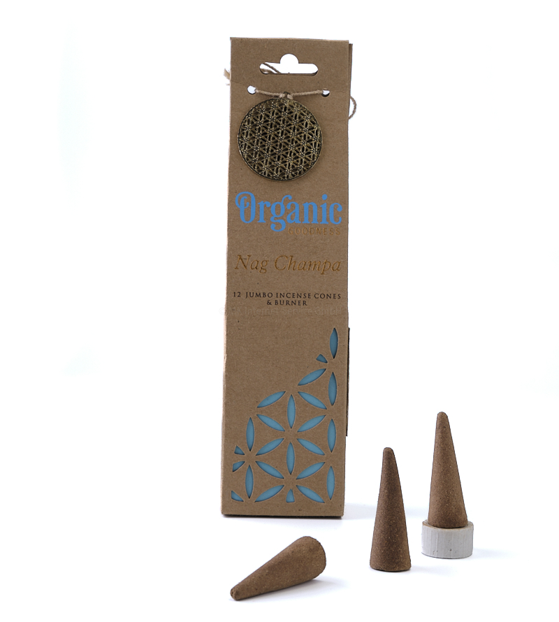 Indische Räucherkegel Organic Goodness Nag Champa