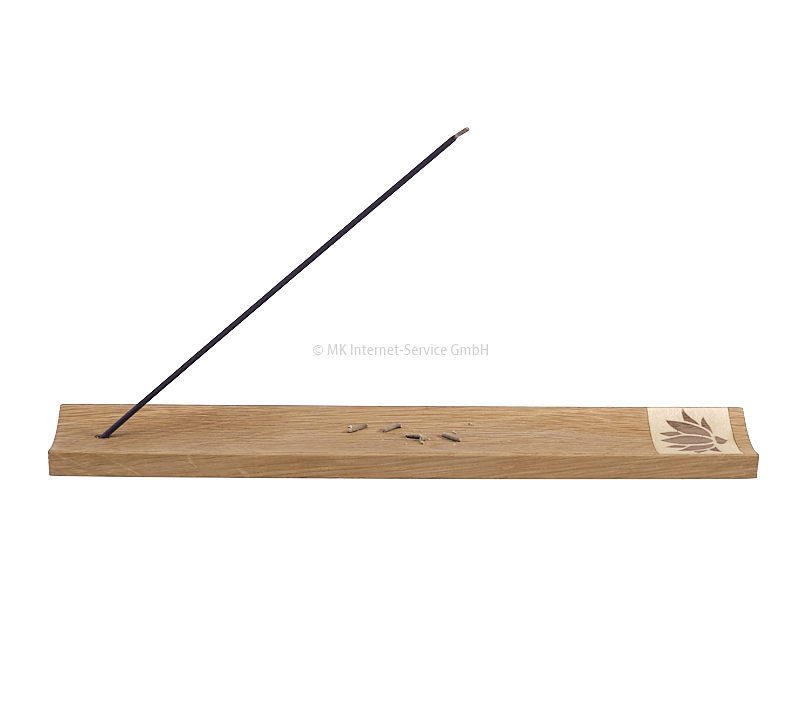 Räucherstäbchenhalter  "Lotusblume" aus Edelholz
