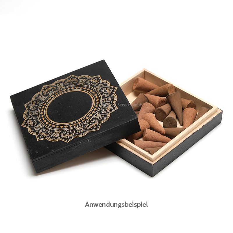 Holzbox für Räucherkegel