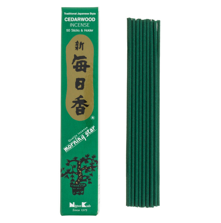 Morning Star Zedernholz - Japanische Räucherstäbchen Nippon Kodo