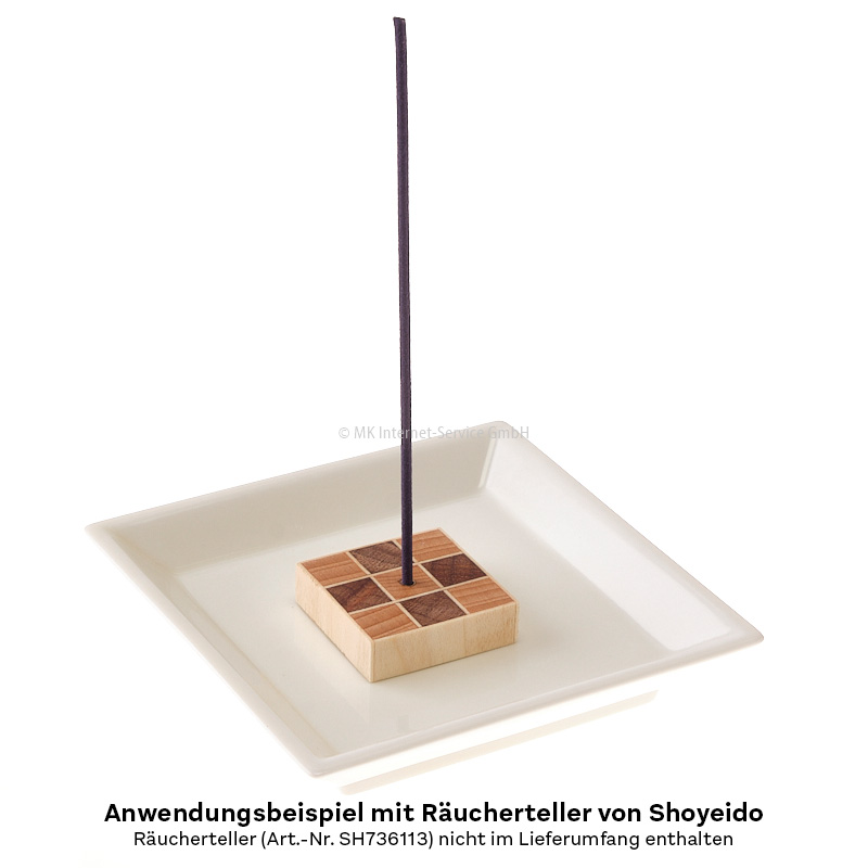 Räucherstäbchenhalter "Ichimatsu Yosegi" aus Edelholz