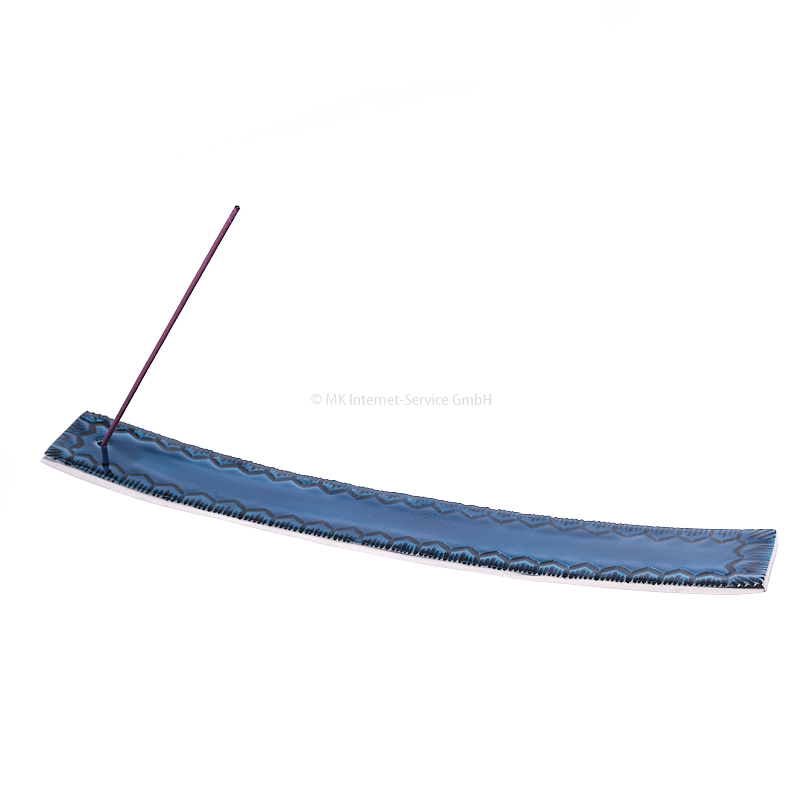 Räucherstäbchenhalter PURI aus Aluminium, blau