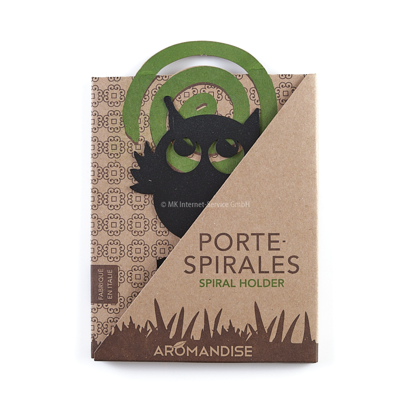Halter Eule für Sommer-Räucherspiralen