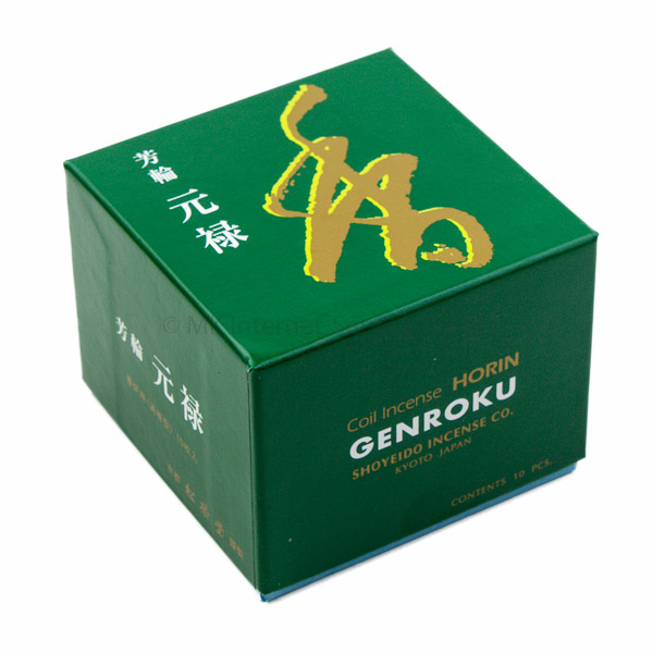 Horin Genroku (grün) - Japanische Räucherspiralen Shoyeido