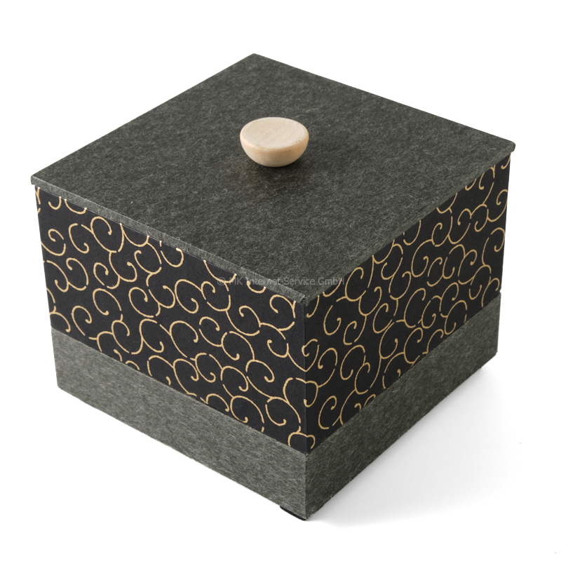 Chiyogami-Box "Karakusa - Ranken" - Aufbewahrungsbox, Geschenkbox, Schmuckbox
